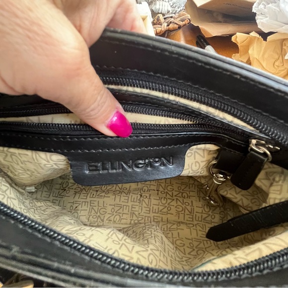 ✨Rare Find✨ Vintage Y2K Ellington Bella Leather Handbag Wallet Set 👜✨ - Picture 8 of 16